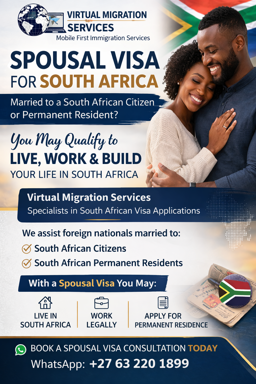 How to Apply for a Spousal Visa in South Africa (Section 11(6))